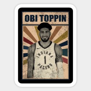 Indiana Pacers Obi Toppin Sticker